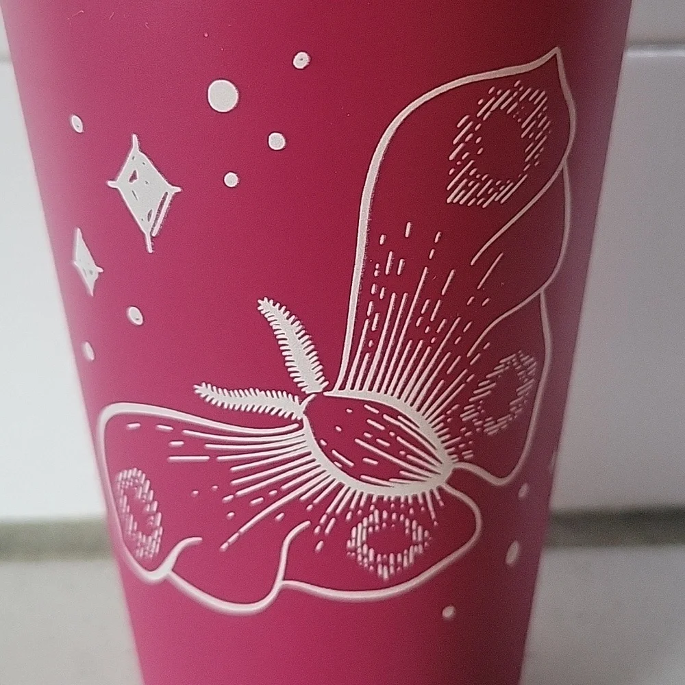 Starbucks 2018 Spooky Halloween Moth Reusable Hot Cup Brand New 16 Oz